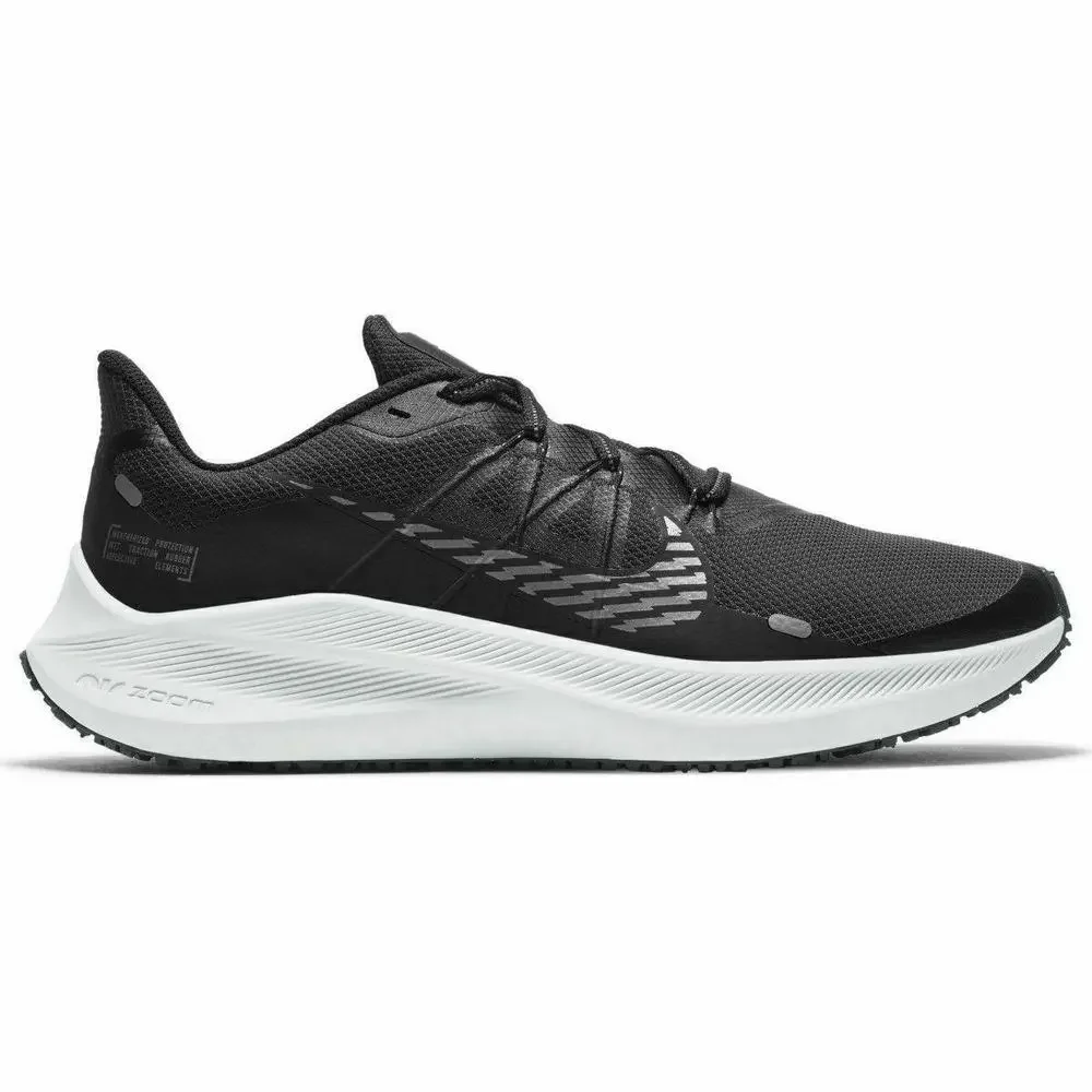 Nike Winflo 7 Shield CU3868-001 Men's Black Athletic Sneaker Running Shoes HD780 - Picture 2 of 12